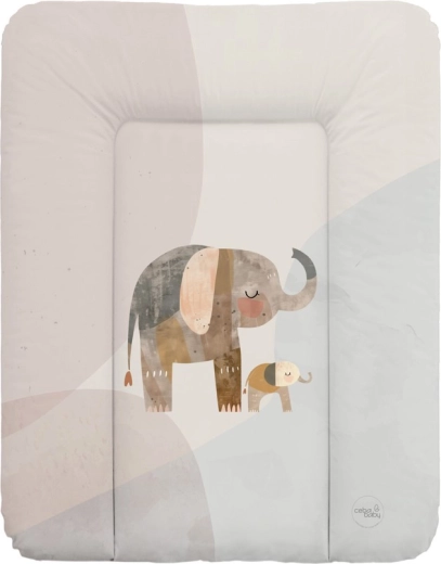 Ceba baby fasciatoio morbido Basic Elephant Family 50 × 70 cm