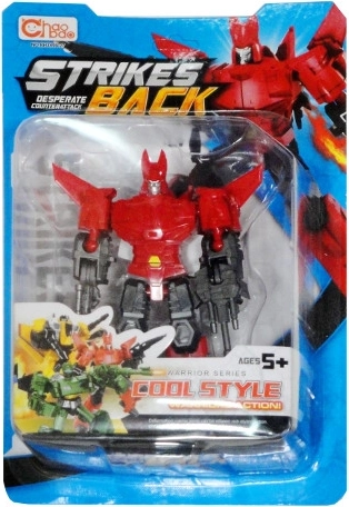 Robot trasformabile in plastica per bambini