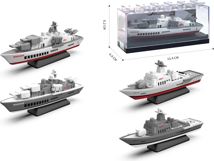 Modello metallico di nave da guerra 1:64 – più varianti