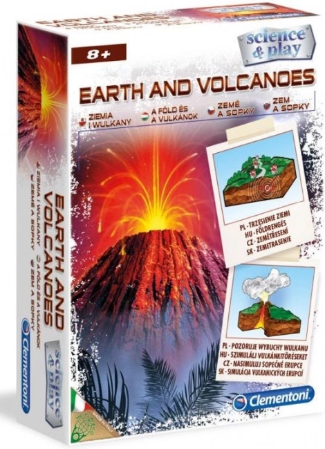 Clementoni Science & Play Terra e vulcani – kit scientifico per bambini