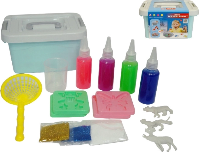 Set creativo per creare animaletti in gel per l’acqua