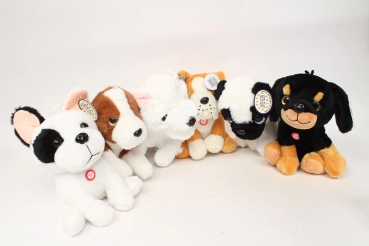 Cagnolino di peluche con suono 20 cm
