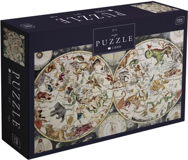 Puzzle mappa Interdruk 1: Segni dello zodiaco 1000 pezzi