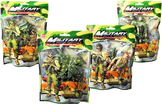 set di soldati army – miniature con aereo e carro armato