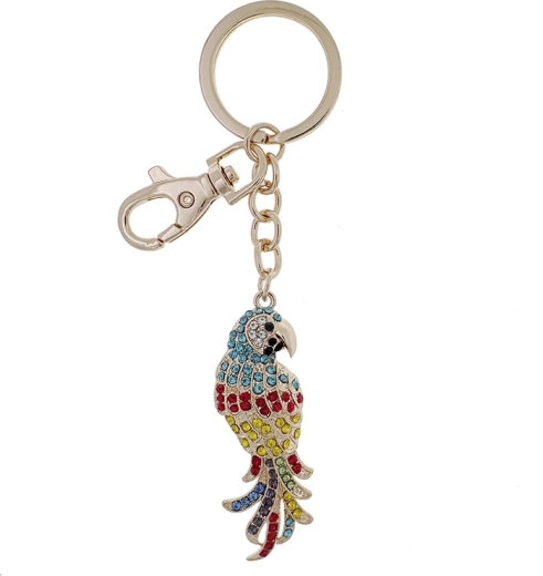 Portachiavi pappagallo dorato