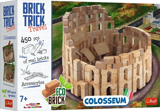 Set di costruzione TREFL BRICK TRICK Travel Colosseo XL (450 pezzi)