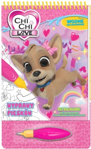 Chi Chi Love: Album da colorare ad acqua – Avventura con i cani