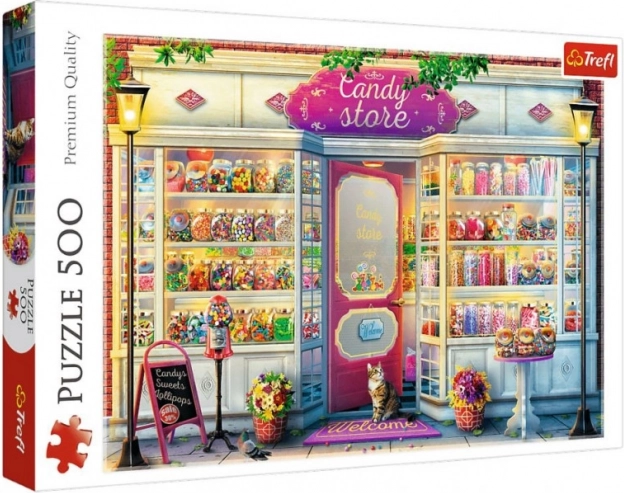 Puzzle 500 pezzi – negozietto di dolci
