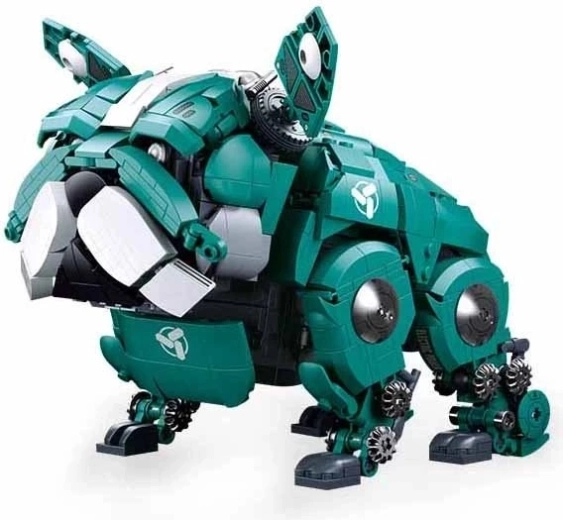 Sluban bulldog meccanico – set di costruzione verde