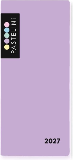 Diario mensile Pastelini in custodia PVC 2027 viola
