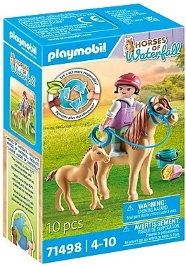 PLAYMOBIL Horses: bambino con pony e puledro