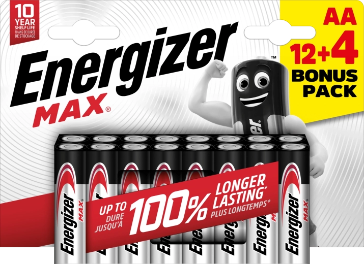 Energizer Max AA batterie alcaline 16 pz