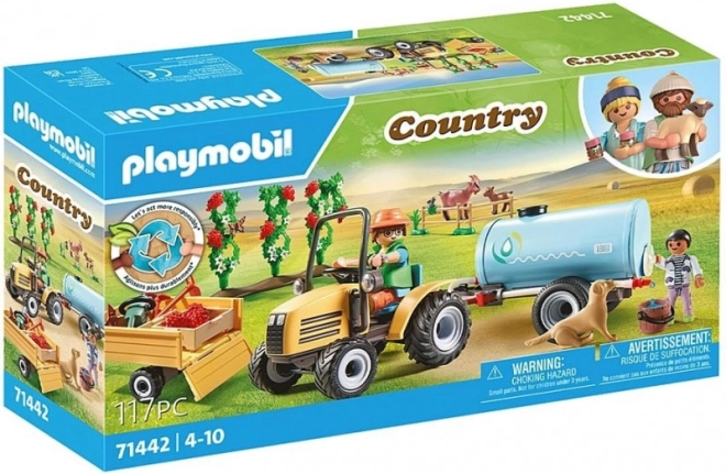 Playmobil Country Trattore con Cisterna d'Acqua
