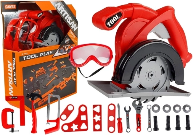 Grande set di attrezzi per bambini 23 elementi