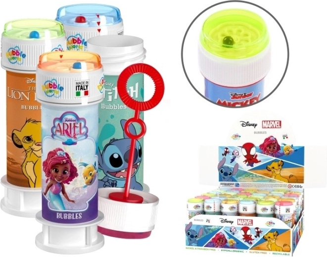 Bolle di sapone Disney Marvel 60 ml display da 36 pezzi