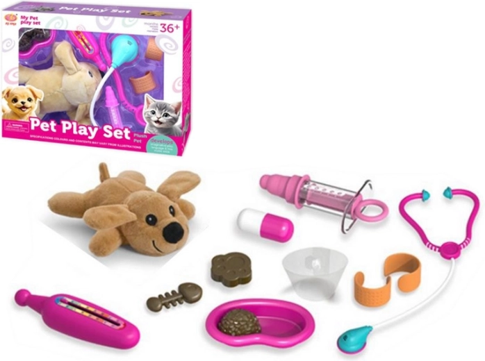 Set veterinario per bambini per giocare