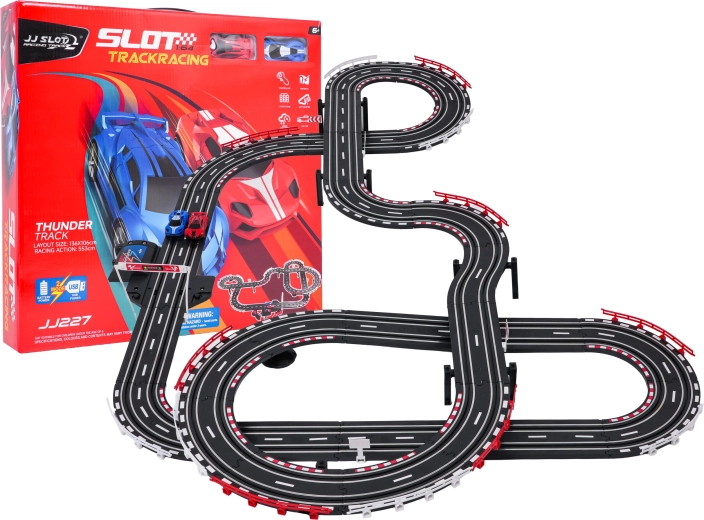 Pista da corsa Track Sport – set di autodromo elettrico 5,53 m