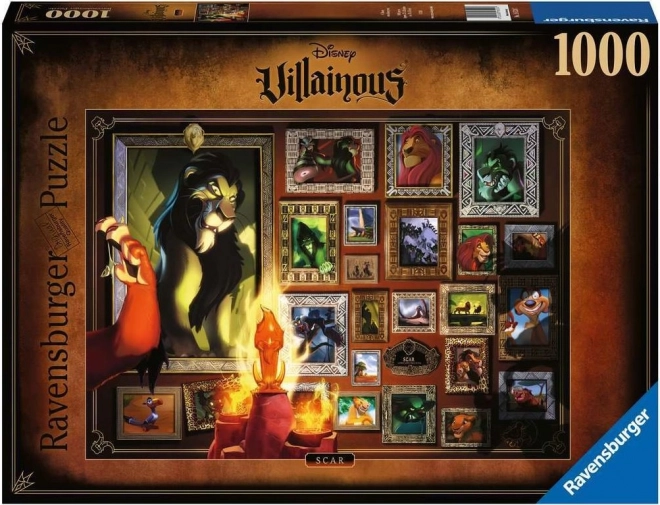 Puzzle Ravensburger Villainous: Scar 1000 pezzi