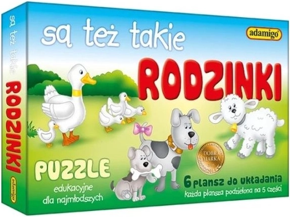 Ci sono anche queste famigliole – puzzle educativi per bambini