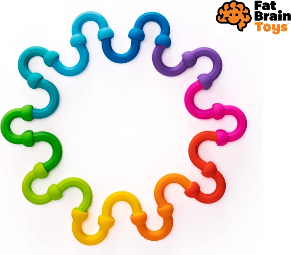 Fat Brain Plip Links anelli di silicone collegabili, 20 pezzi