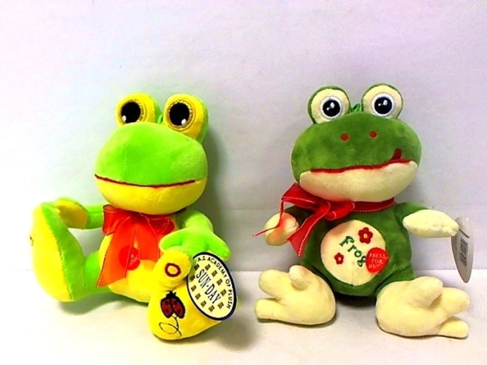 Rana di peluche con suono 20 cm