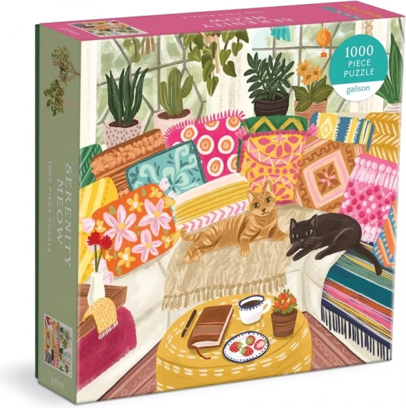 Puzzle Galison Gatti a riposo 1000 pezzi