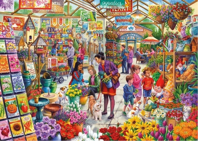 Puzzle Il piacere del giardiniere 1000 pezzi GIBSONS