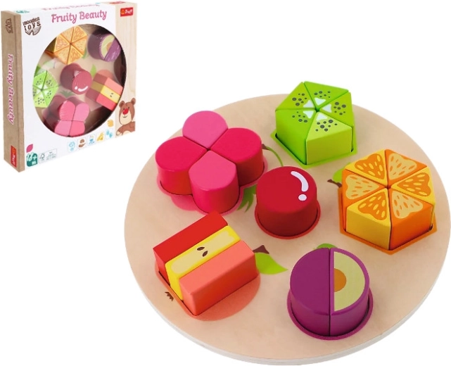 Fruity Beauty puzzle in legno con frutta
