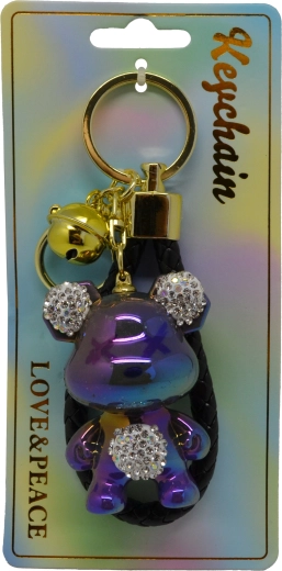 Portachiavi topo arcobaleno