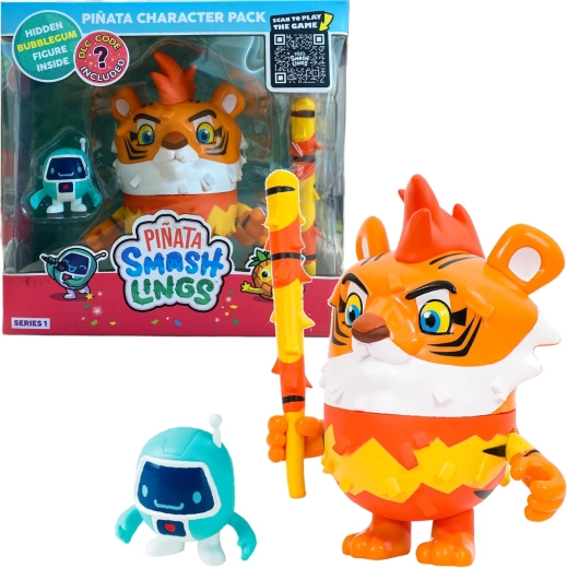 Pignatta tigre Mo con 2 mini figure PINATA SMASHLINGS