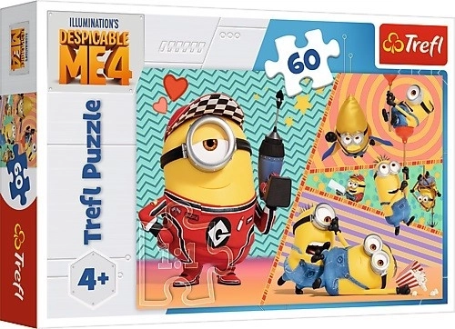 puzzle 60 pezzi minions trefl