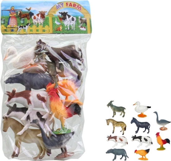 Animaletti in sacchetto 9–12 cm