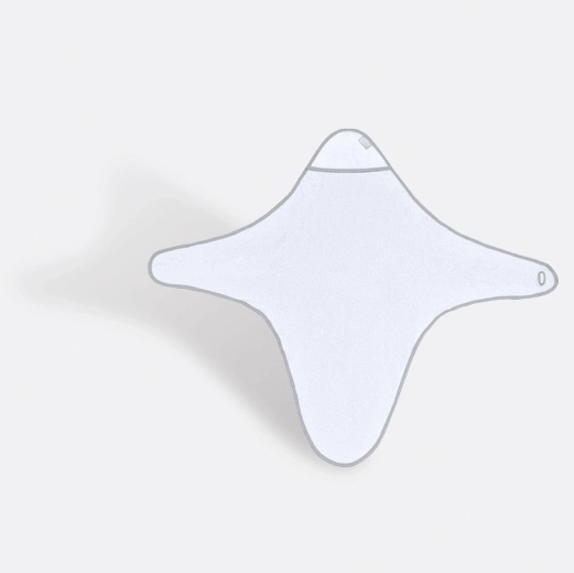 Shnuggle asciugamano avvolgente con cappuccio