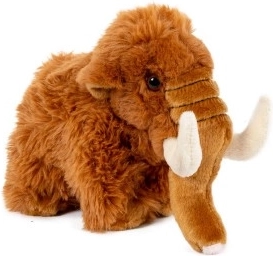 Mammut di peluche marrone 17 cm per neonati