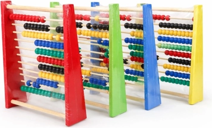 Abaco in legno per bambini 20 × 16 cm