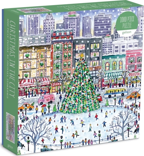 Puzzle di Natale Galison Natale in città 1000 pezzi