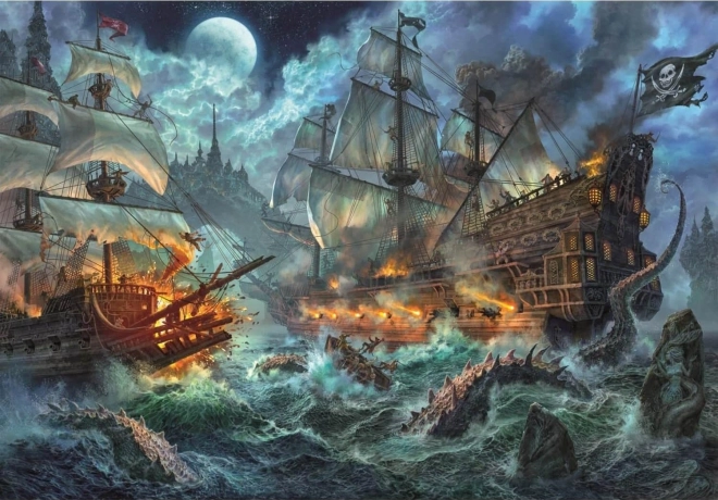 Puzzle Clementoni battaglia dei pirati 6000 pezzi