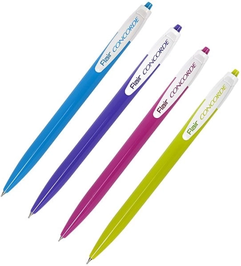 Penna a sfera CONCORDE Ezee Click colori assortiti