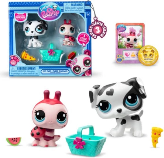 Hasbro Littlest Pet Shop set da picnic con personaggi e accessori