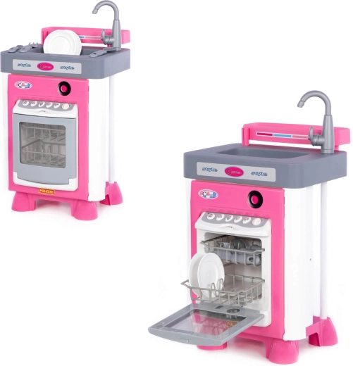 Set da cucina per bambini Carmen con lavastoviglie