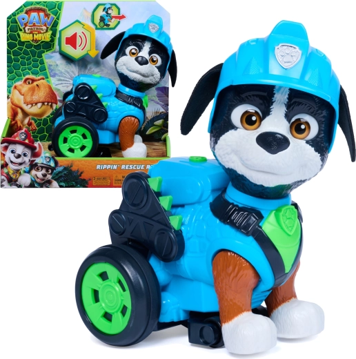 Spin Master PAW Patrol – Dino Film: figura interattiva Rex con suoni, 20 cm