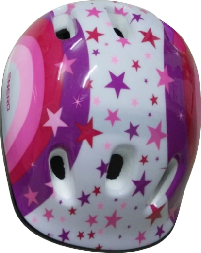 Casco di sicurezza per bambini bianco‑rosa, taglia M