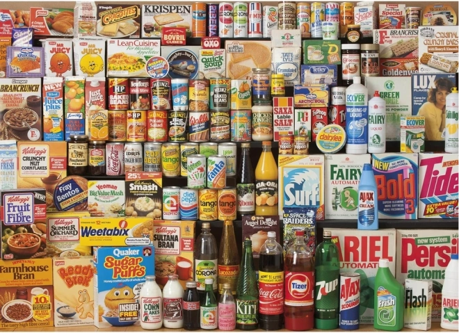 Puzzle GIBSONS Anno 1980 Carrello della Spesa 1000 pezzi