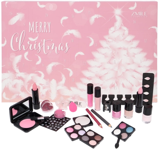 Calendario dell’Avvento Traditional Pink and Fluffy – set cosmetico con 24 sorprese