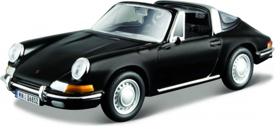 Modello storico Porsche 911 (1967) nero in scala 1:32