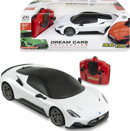 Auto RC Maserati MC20 con telecomando 1:24 bianca 17 cm