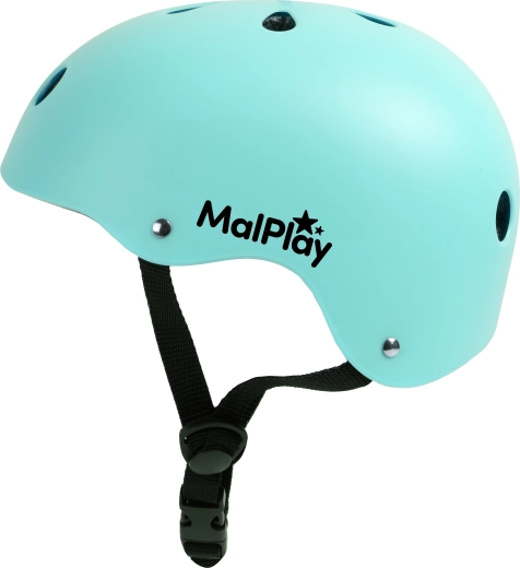 casco ciclistico per bambini SafeKiddo, turchese, taglia S (48–54 cm)