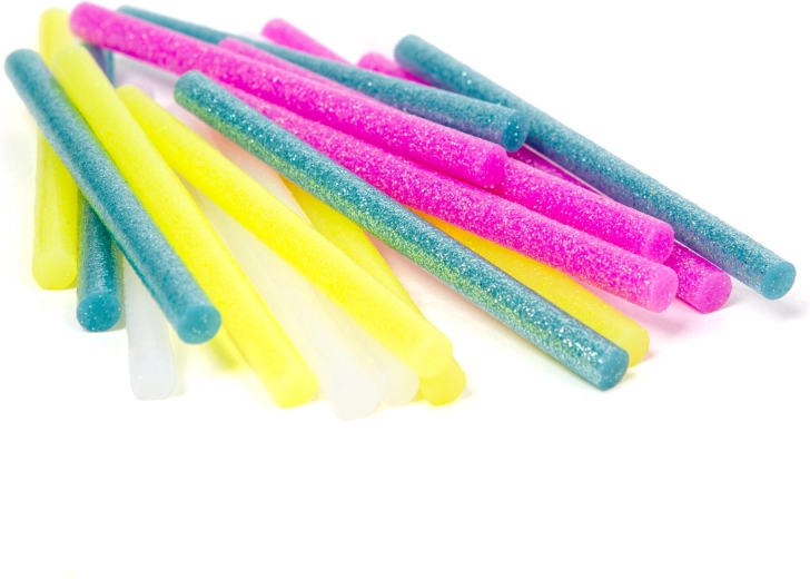Stick di colla a caldo fluorescenti per pistola per colla 7 × 100 mm, 20 pezzi