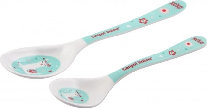 Canpol babies Cucchiaini in melamina EXOTIC ANIMALS 2 pz turchesi