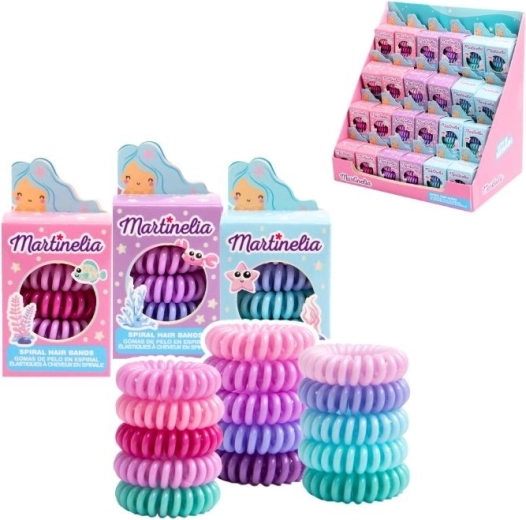 Elastici per capelli a spirale, 5 pezzi